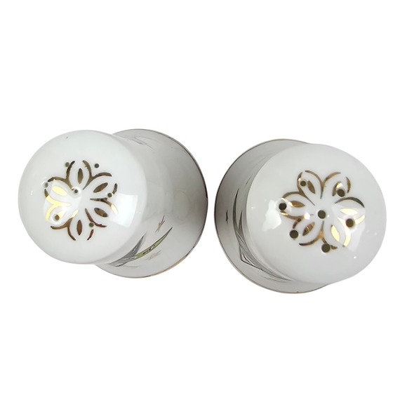 Vtg Order of the Eastern Star OES Temple Treasures Toothpick Holder Shaker Set - Picture 7 of 13